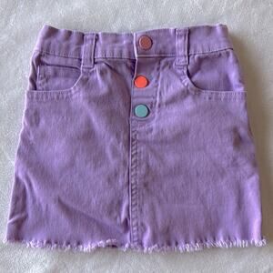 Garanimals purple lavender skirt with colored buttons size 4 T
